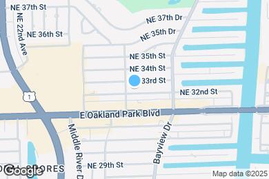 Map image of the property - 2707 NE 32nd St