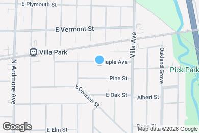 Map image of the property - 239 E Maple Ave