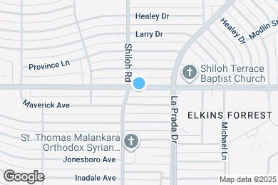 Map image of the property - 2714 Oates Dr