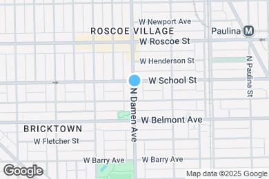 Map image of the property - 3251 N Damen Ave