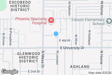 Map image of the property - 448 N Lesueur