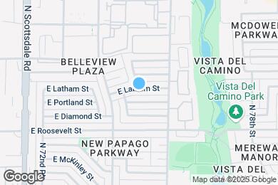 Map image of the property - 7501 E Latham St