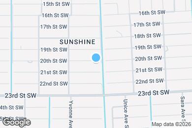 Map image of the property - 3703 20th St SW