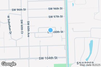 Map image of the property - 5800 SW 100th St