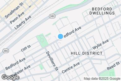 Map image of the property - 2116 Bedford Ave