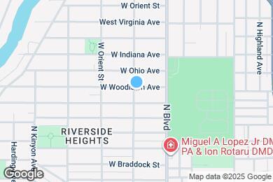 Map image of the property - 720 W Woodlawn Ave