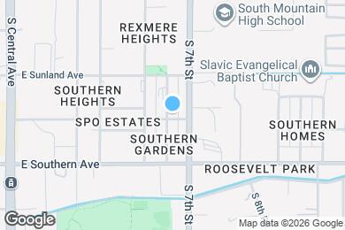 Map image of the property - 5645 S 6th St