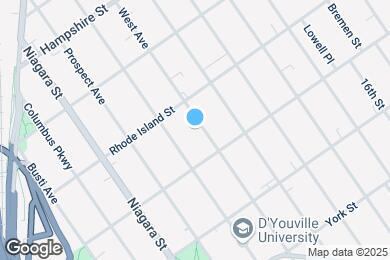 Map image of the property - 574 West Ave