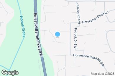 Map image of the property - 2712 Horseshoe Creek Dr