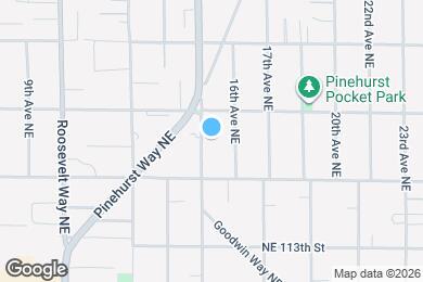 Map image of the property - 11532 15th Ave NE