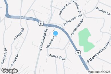 Map image of the property - 1020 Wynnwood Rd