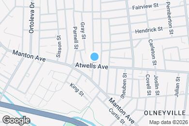 Map image of the property - 1035 Atwells Ave