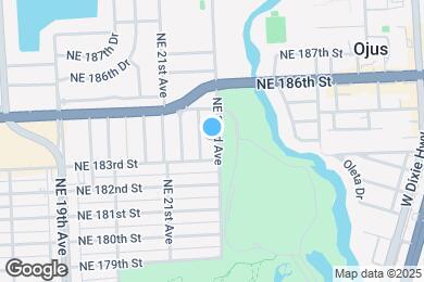 Map image of the property - 18360 NE 22nd Ave