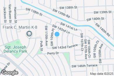 Map image of the property - 10801 SW 109th Ct