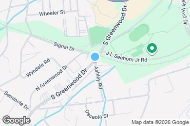 Map image of the property - 2121 S Greenwood Dr