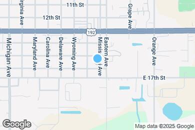 Map image of the property - 1518 Mississippi Ave