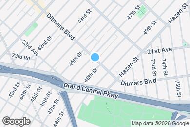 Map image of the property - 47-14 Ditmars Blvd