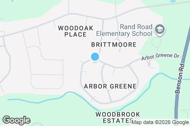Map image of the property - 701 Arbor Greene Dr