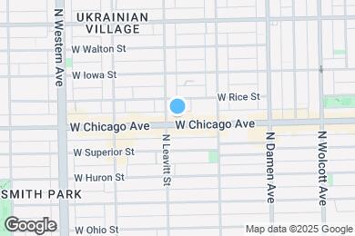 Map image of the property - 2148 W Chicago Ave