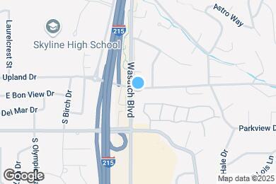 Map image of the property - 3510 E 3800 S