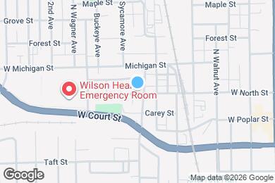 Map image of the property - 660 N Highland Ave