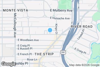 Map image of the property - 631 E Mistletoe