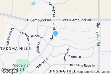 Map image of the property - 2421 Saratoga Rd