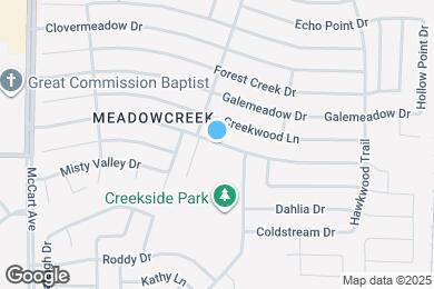 Map image of the property - 2709 Ctr Crk Ln