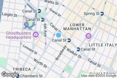 Map image of the property - 46 Lispenard St
