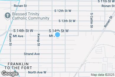 Map image of the property - 1917 Mount Ave