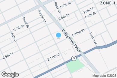 Map image of the property - 814 E 10th St