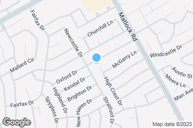 Map image of the property - 1606 Oxford Dr