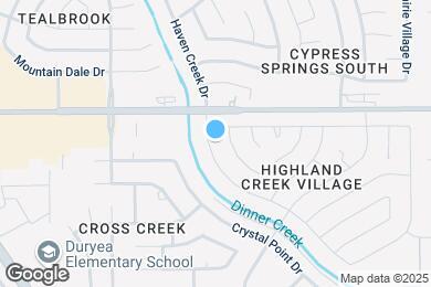 Map image of the property - 6934 Haven Creek Dr