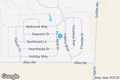 Map image of the property - 707 Heartland Dr