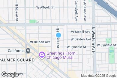 Map image of the property - 2301 N Rockwell St