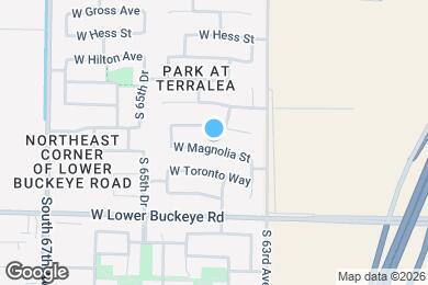 Map image of the property - 6334 W Magnolia St