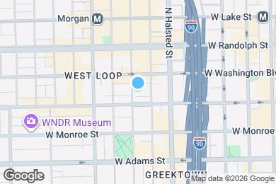 Map image of the property - 834 W Madison St