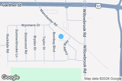 Map image of the property - 15602 Sienna Dr