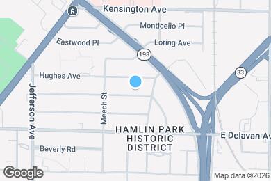 Map image of the property - 166 Blaine Ave