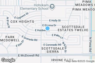 Map image of the property - 8423 E Hubbell St
