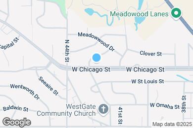 Map image of the property - 4224 W Chicago St