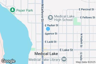 Map image of the property - 119 E Spence St
