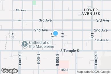 Map image of the property - 409 E 1st Ave