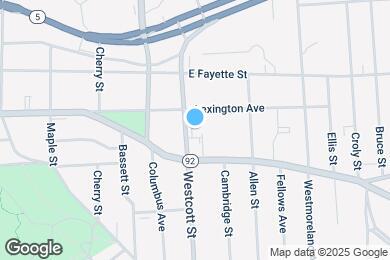 Map image of the property - 205 Westcott St