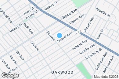 Map image of the property - 715 Sunset Ave