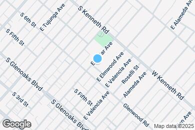 Map image of the property - 624 E Cedar Ave