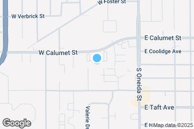 Map image of the property - 215 W Calumet St