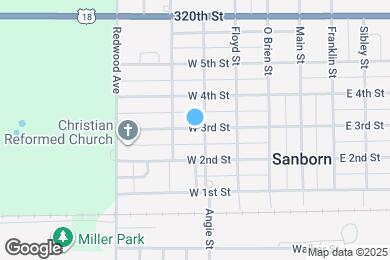 Map image of the property - 403 W 3rd St