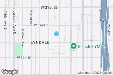 Map image of the property - 3240 Pillsbury Ave S