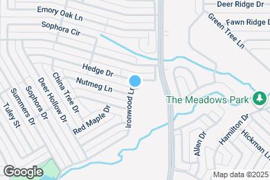Map image of the property - 10010 Ironwood Ln